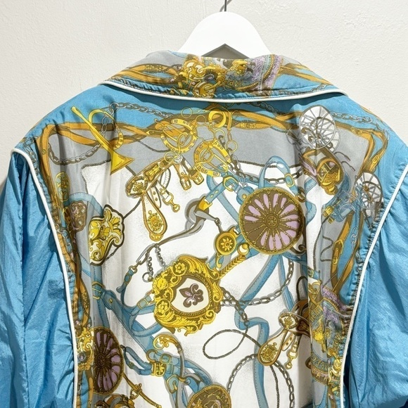 Vintage EAST WEST Women’s 1980s Equestrian Theme Horse Bit Jacket Zip Up Size L - Picture 9 of 10